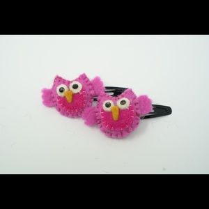 3 Felts Hair Clips